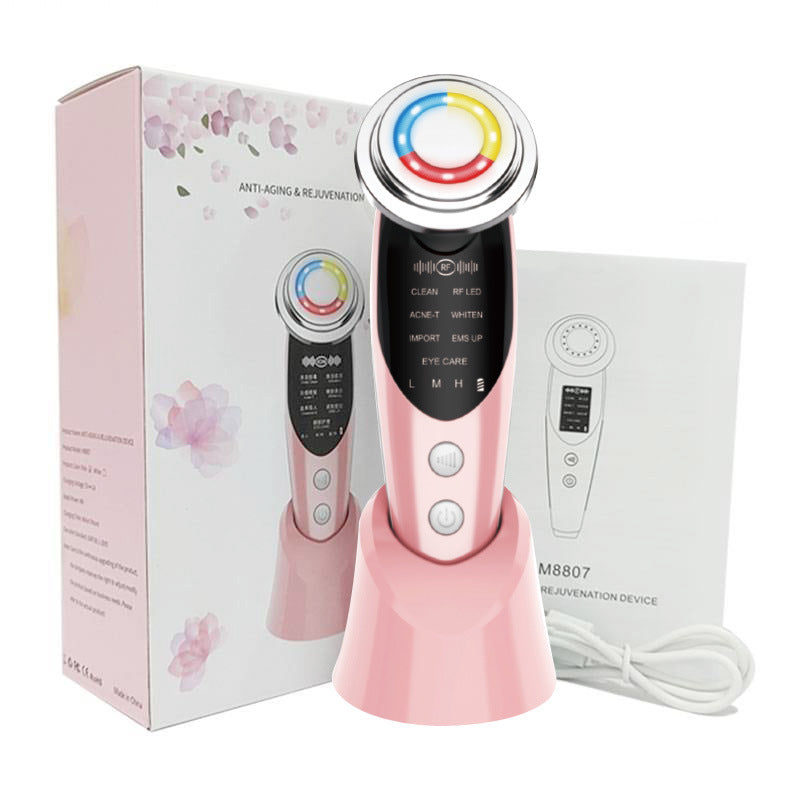 Dispositivo Facial EMS 7 Modos con Luz LED y Microcorrientes