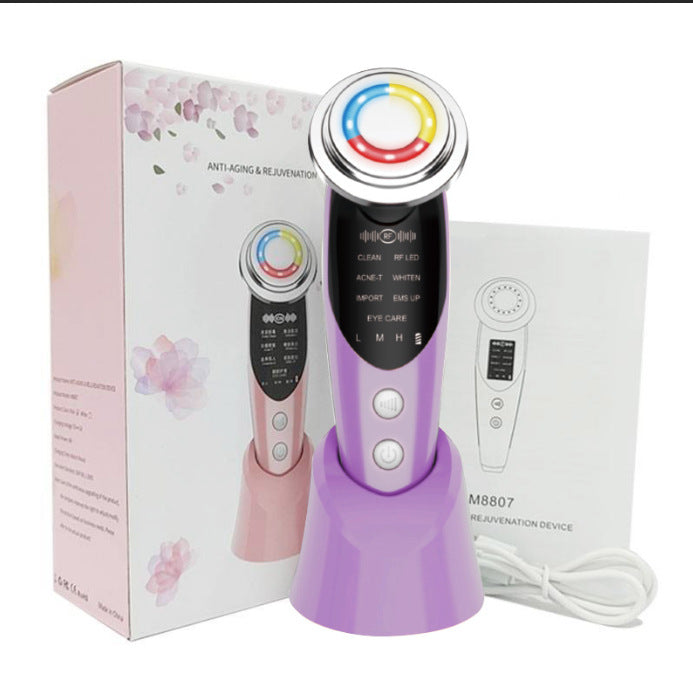 Dispositivo Facial EMS 7 Modos con Luz LED y Microcorrientes