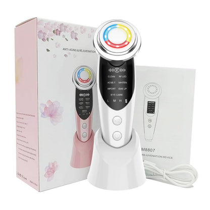 Dispositivo Facial EMS 7 Modos con Luz LED y Microcorrientes